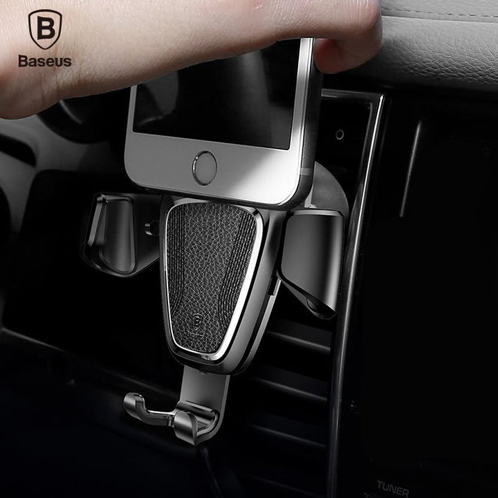Suporte de telefone para automóvel BASEUS Gravity para saída de ar