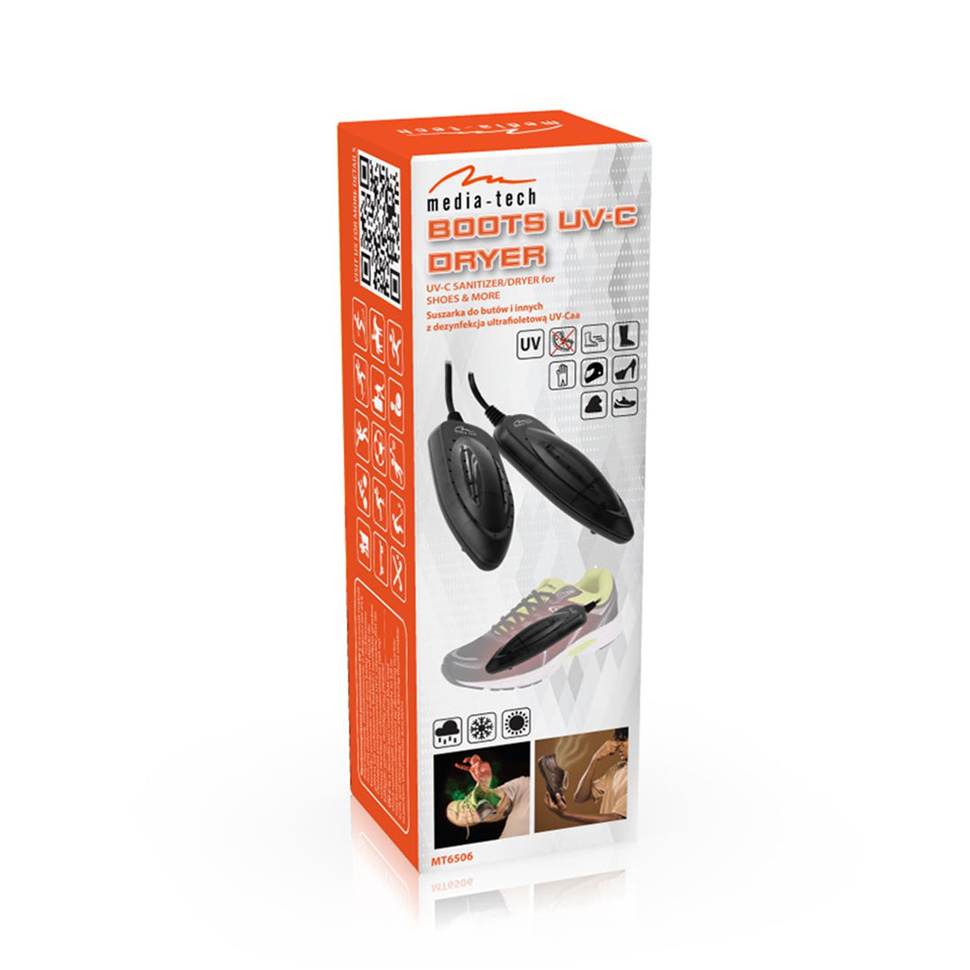 Secador de sapatos/luvas UV Media-Tech MT6506 com potência de 8 W