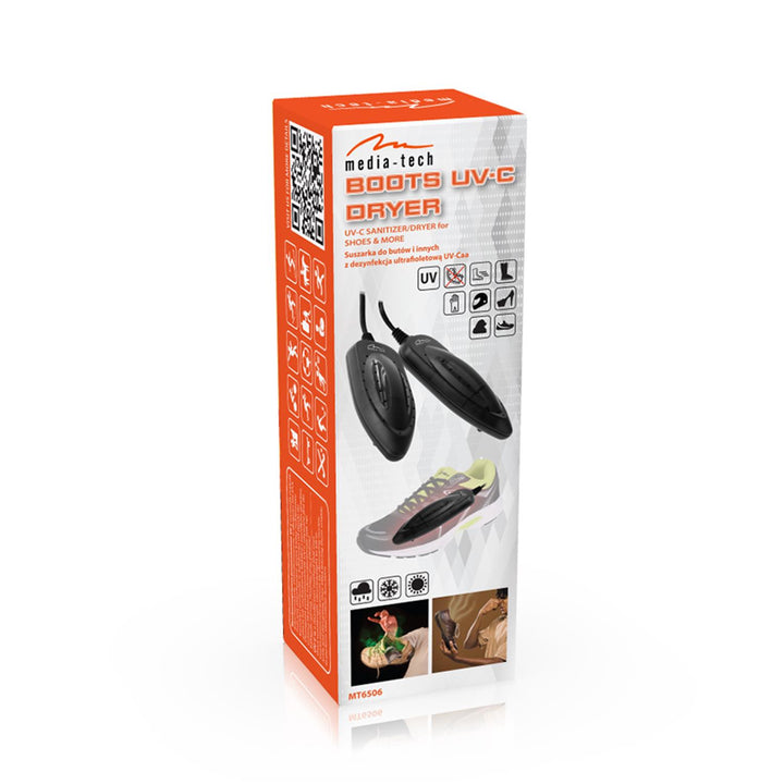 Secador de sapatos/luvas UV Media-Tech MT6506 com potência de 8 W