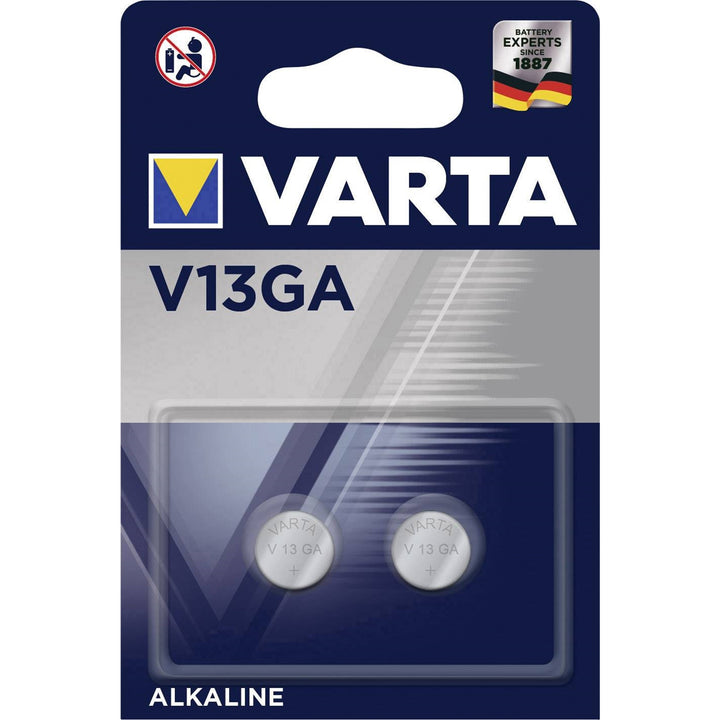 2 baterías alcalinas Varta V13GA LR44 AG13, de alta calidad