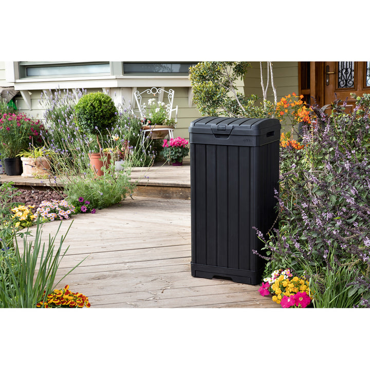Caixote do Lixo Keter Baltimore 125L Preto Altura: 87,4 cm