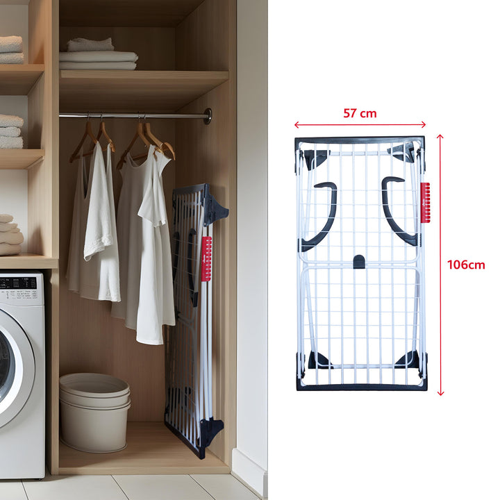Secador de roupa Vileda Premium 2 em 1 com trava lateral