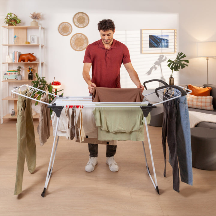 Secador de roupa Vileda Premium 2 em 1 com trava lateral