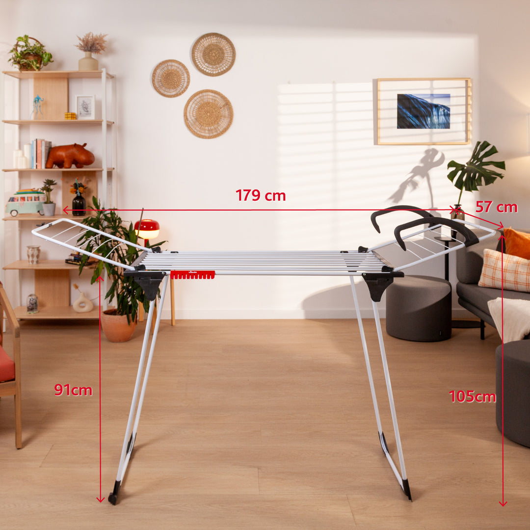 Secador de roupa Vileda Premium 2 em 1 com trava lateral