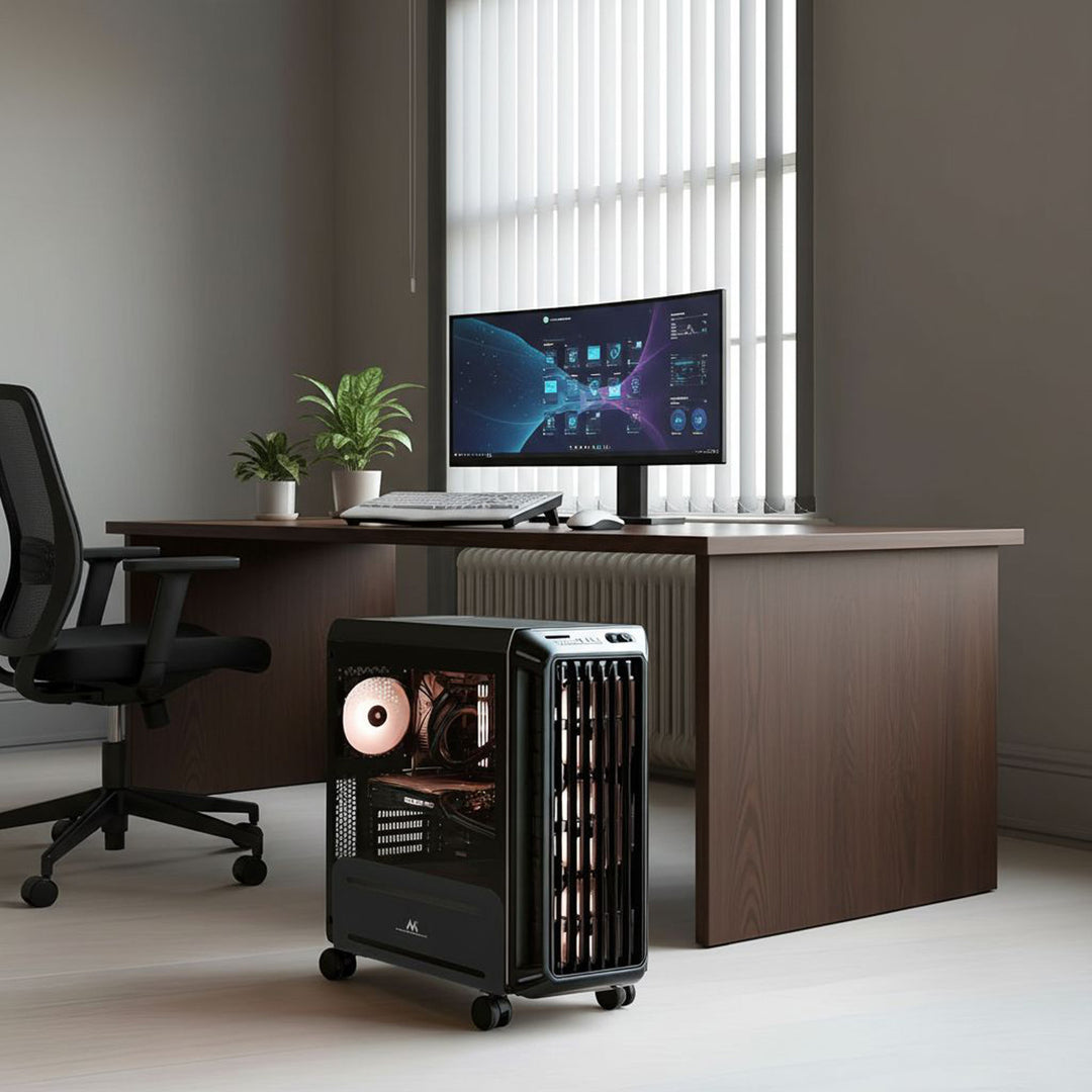 Soporte Universal Para Computadora Con Ruedas Soporte Móvil Para CPU Computadora Carro de hasta 10 kg