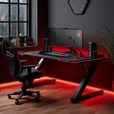 Microfone USB para gamers LED streaming 1,5m sensibilidade 21dB + 3dB NanoRS RS710