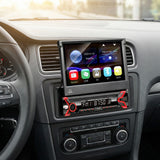 Audiocore AC9100 LCD 7 panel táctil retráctil 1080P MP5 AVI DivX Bluetooth manos libres RDS + control remoto