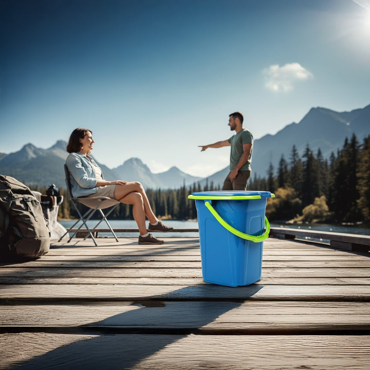 Sanita portátil para flare de viagem disponível em 5 variantes da amostra de cor GreenBlue GB320