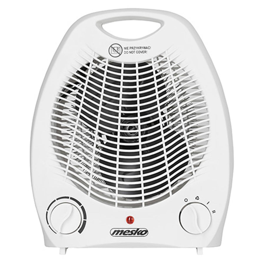 Calentador de ventilador 1000 / 2000W Mesko MS 7719 Puede funcionar con dos potencias de calentamiento