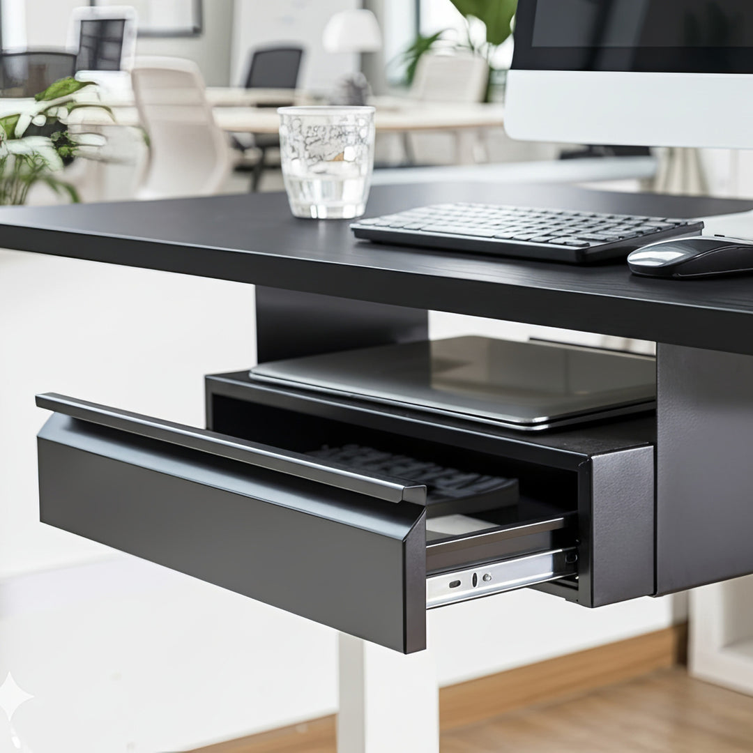 Gaveta ergonômica preta sob a mesa máx. 5kg Maclean MC-875