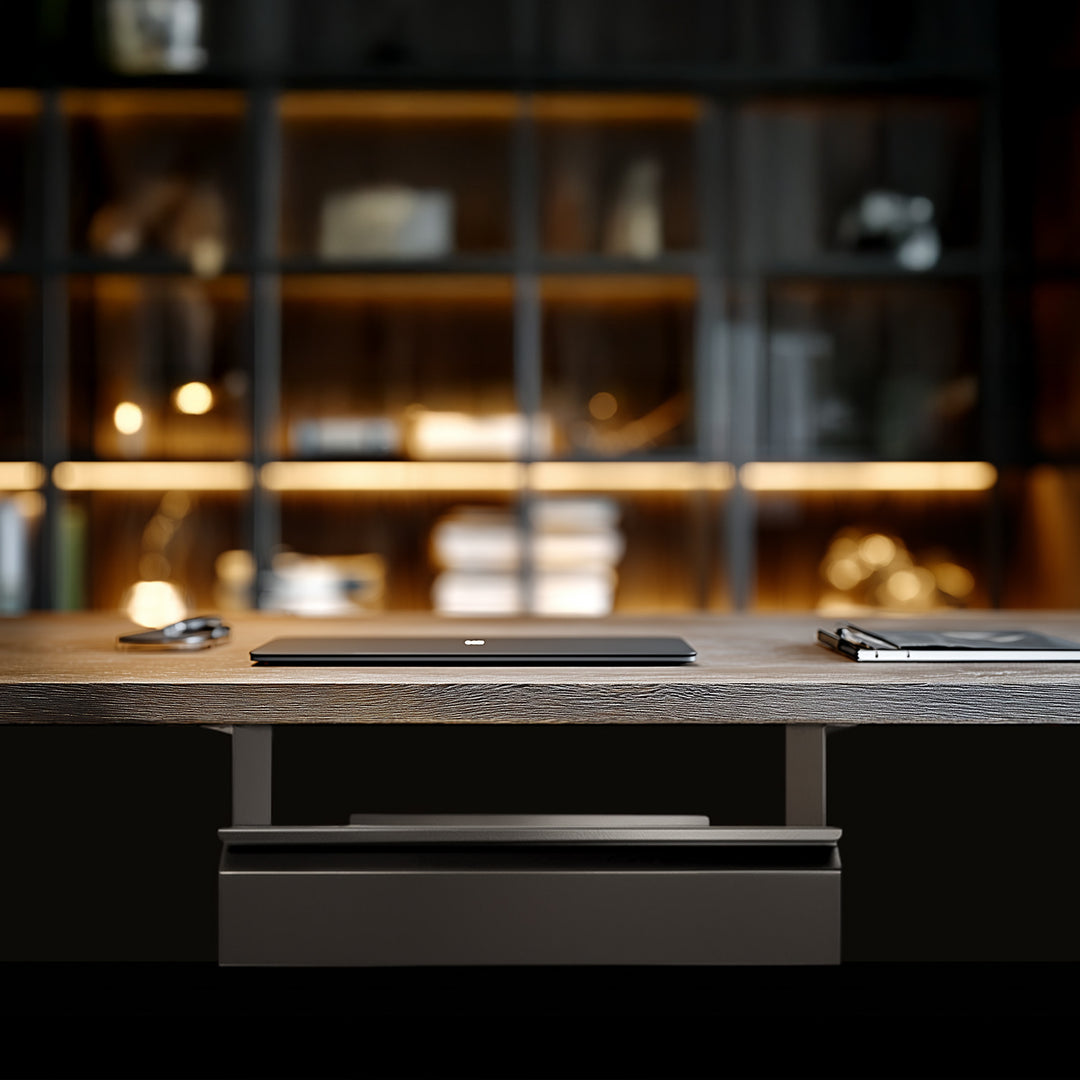 Gaveta ergonômica preta sob a mesa máx. 5kg Maclean MC-875