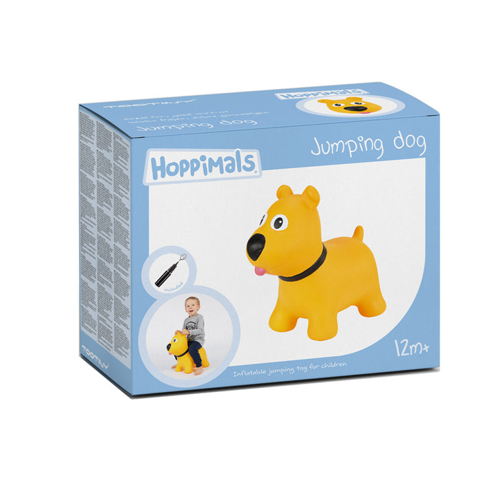 Tootina's yellow dog - juguete inflable de salto para niños