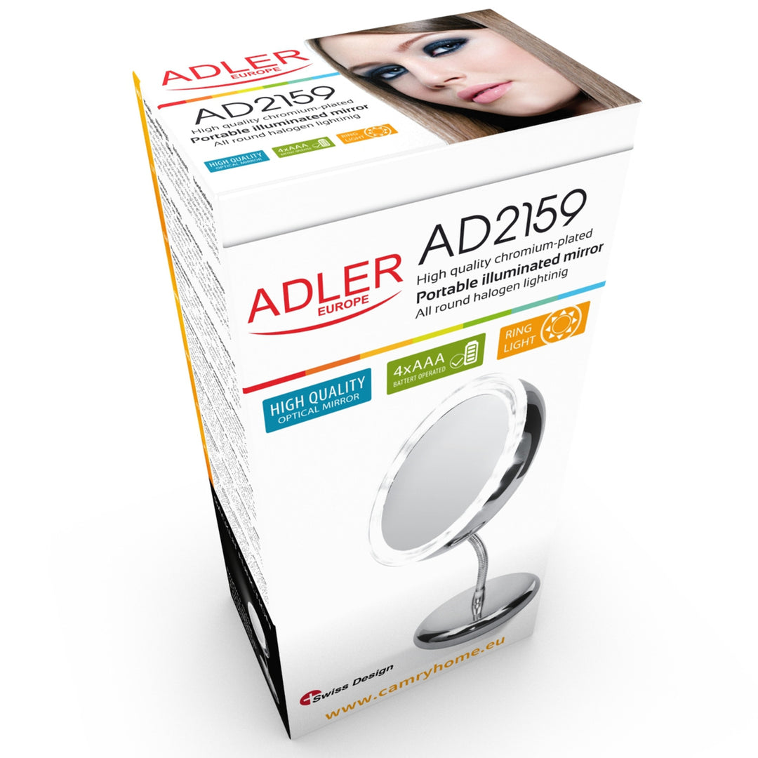 Espejo de maquillaje con luz LED Adler AD 2159