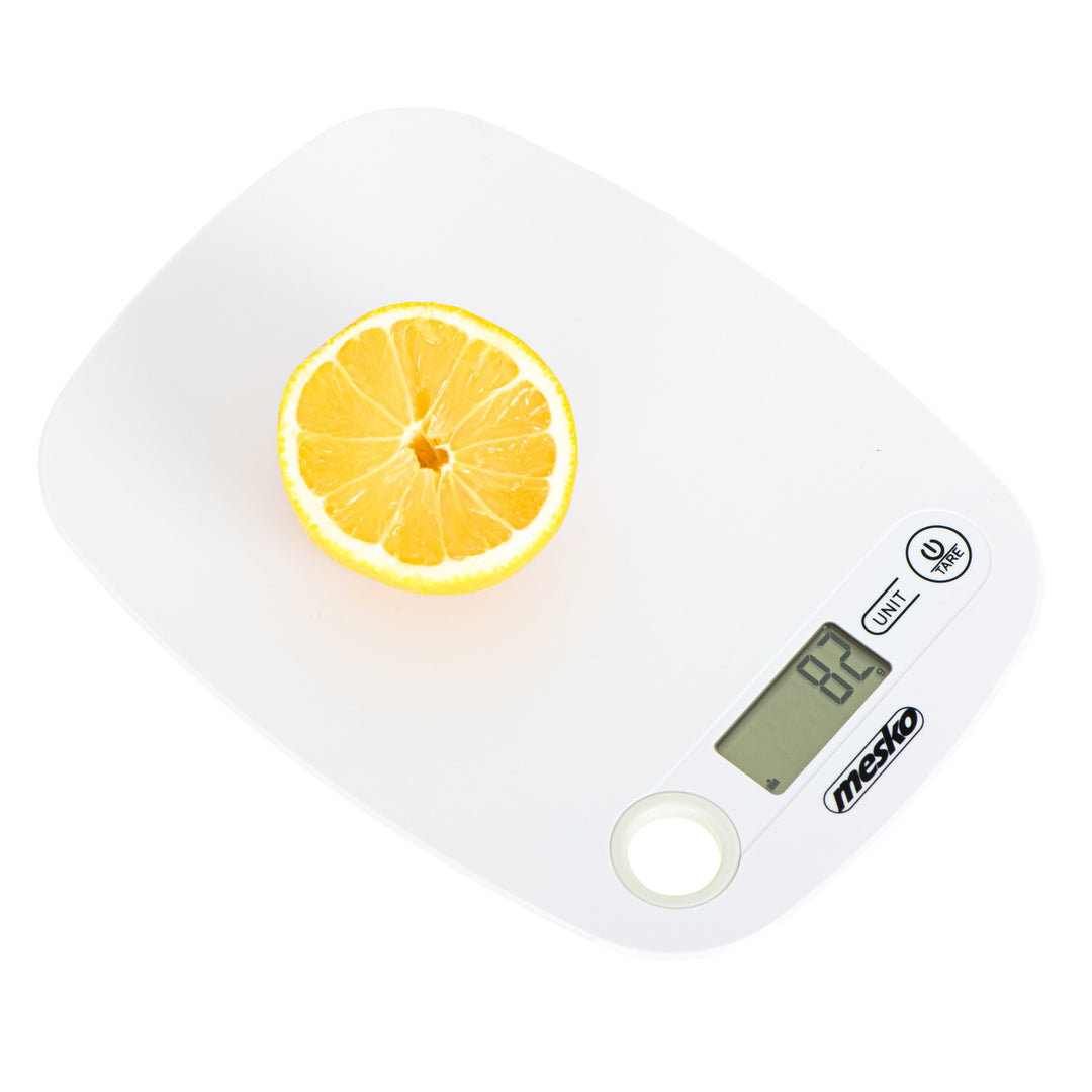 Balanza de cocina electrónica LCD Mesko MS 3159w blanca