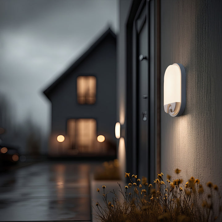 Lâmpada LED com sensor de movimento infravermelho 1100lm 15W IP54 branco, branco natural (4000K) MCE340 W Maclean Energy
