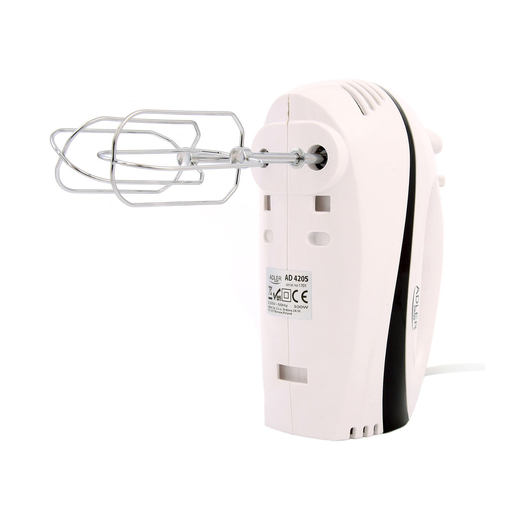 Batidora de mano Adler, potencia 300 W, 5 velocidades, función Turbo, AD 4205 b