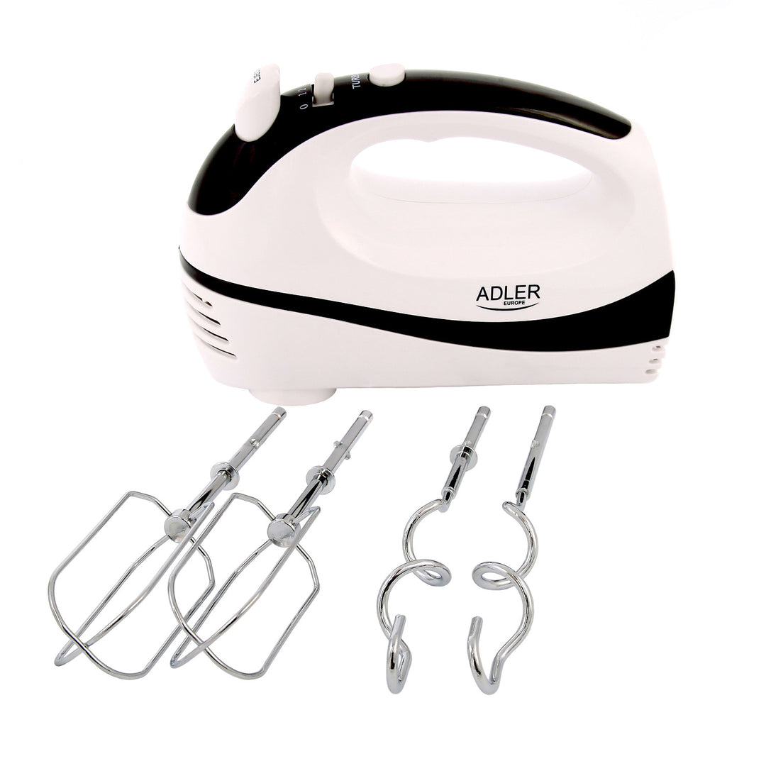 Batidora de mano Adler, potencia 300 W, 5 velocidades, función Turbo, AD 4205 b
