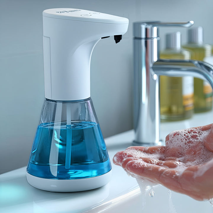 Dispensador automático de jabón sin contacto con sensor de infrarrojos para una higiene y desinfección seguras de sus manos Promedix PR-530