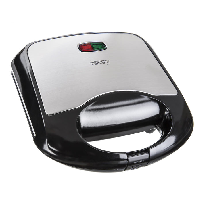 Tostadora de sándwiches Camry, capa cerámica antiadherente, potencia máxima 850 W, CR 3018