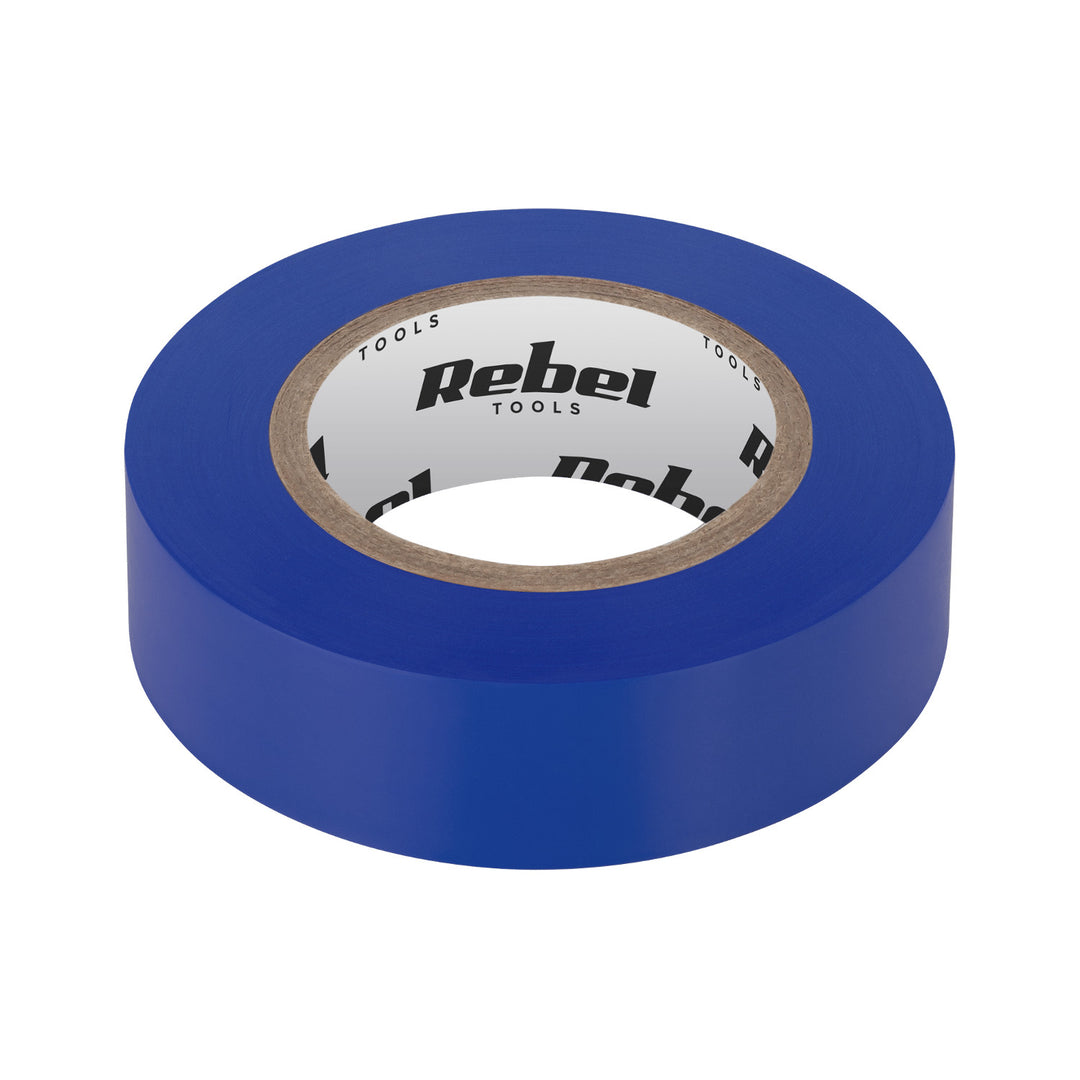 Fita isolante REBEL (0,13 mm x 19 mm x 20 jardas) Azul