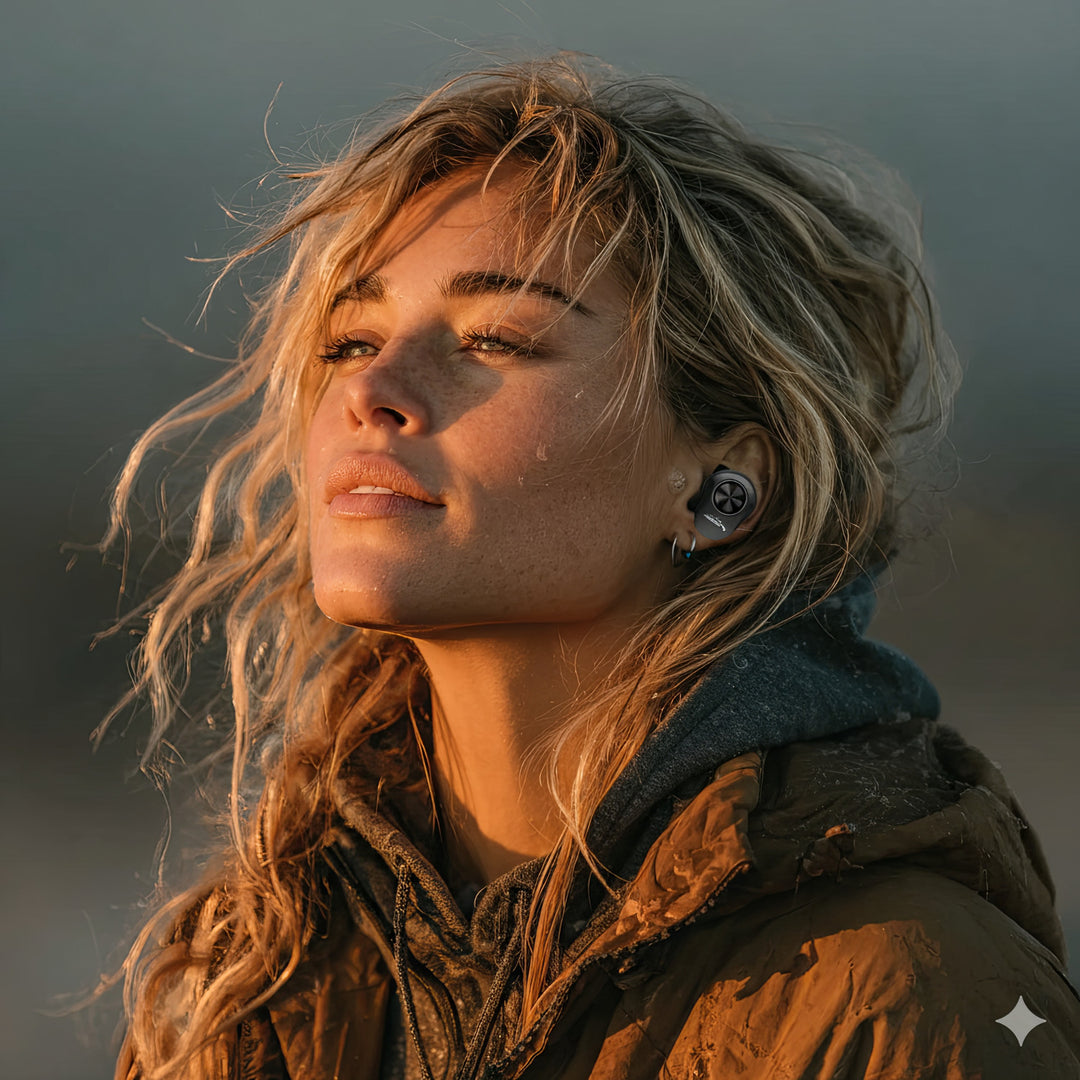Fones de ouvido intra-auriculares TWS Bluetooth com estação de carregamento e microfone integrado, tecnologia Touch, fones de ouvido sem fio, caixa de carregamento, True Wireless Stereo BT5.1 com tela, preto