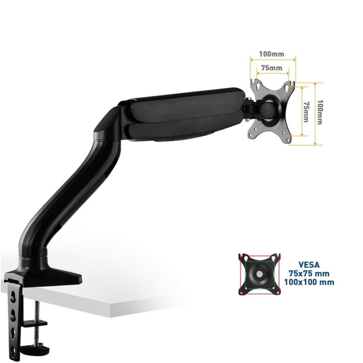SOPORTE DE MONTAJE DE ESCRITORIO PARA MONITOR LCD LED USB 3.0 10-32 "Art L-17GD