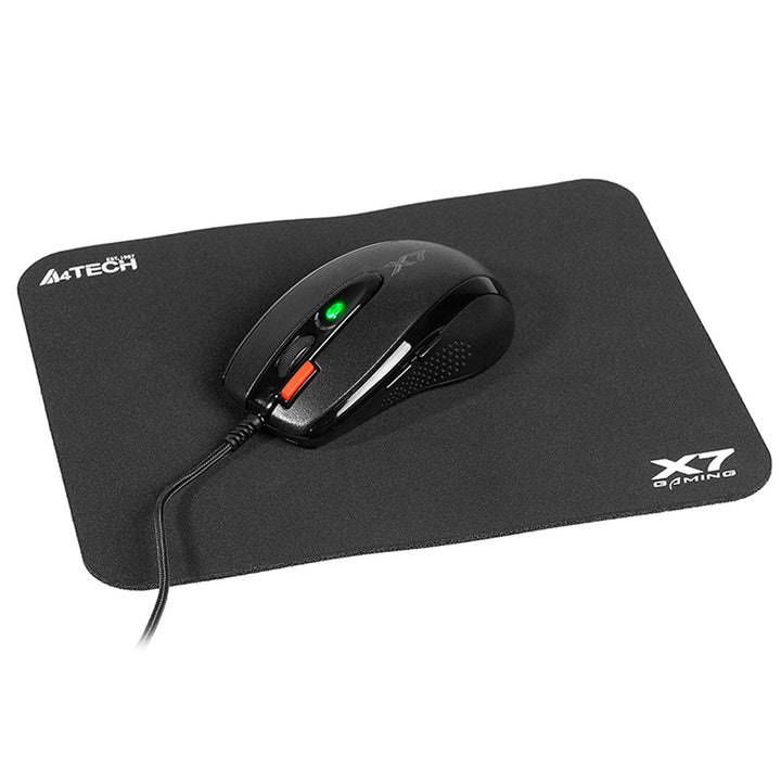 Rato + Tapete de Rato A4Tech, 7 Botões, Sensor Óptico, USB, X-Game X-7120