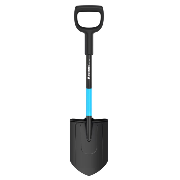 Pala corta Cellfast, para trabajar en suelos duros, longitud 78 cm, acero al boro, CELLPRO