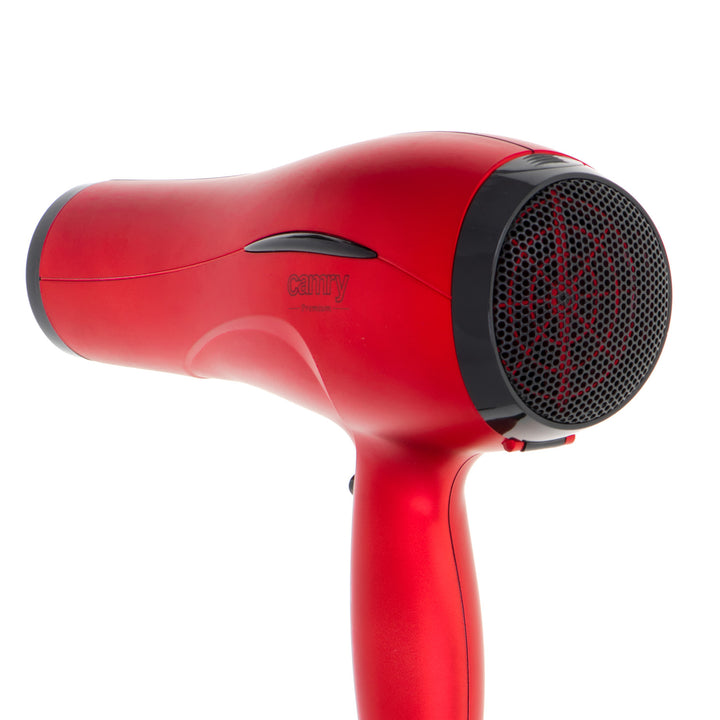 Secador de cabelo Camry, 2 níveis de potência de sopro, 3 definições de calor, 2400 W, vermelho, CR 2253