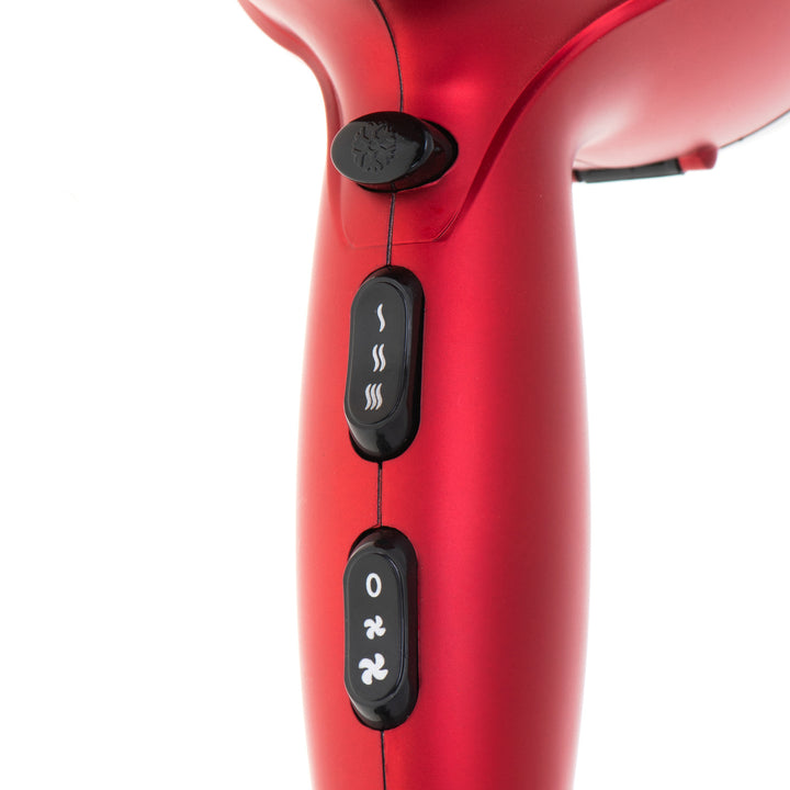Secador de cabelo Camry, 2 níveis de potência de sopro, 3 definições de calor, 2400 W, vermelho, CR 2253