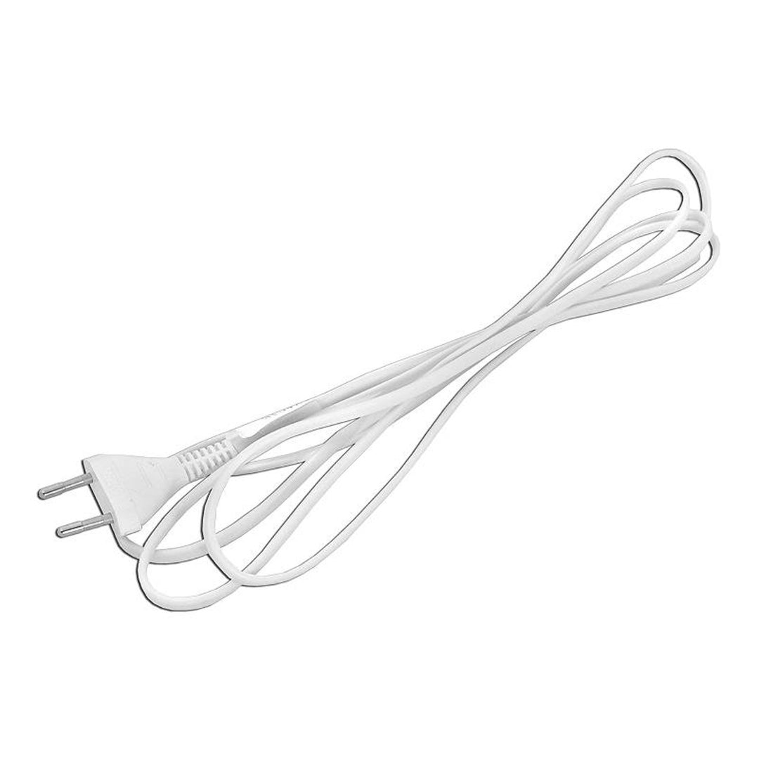Cabo de alimentação 2x 0,5mm 2m sem terminal branco LXAC16