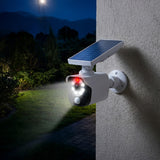 Cámara solar falsa, LED intermitente, sensor de movimiento, iluminación LED, pegatina gratuita, SOL1800S