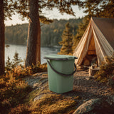 Sanita portátil GreenBlue GB320GG 19L com tampa verde-cinza