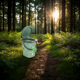 Sanita portátil GreenBlue GB320GG 19L com tampa verde-cinza