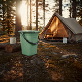 Sanita portátil GreenBlue GB320GG 19L com tampa verde-cinza