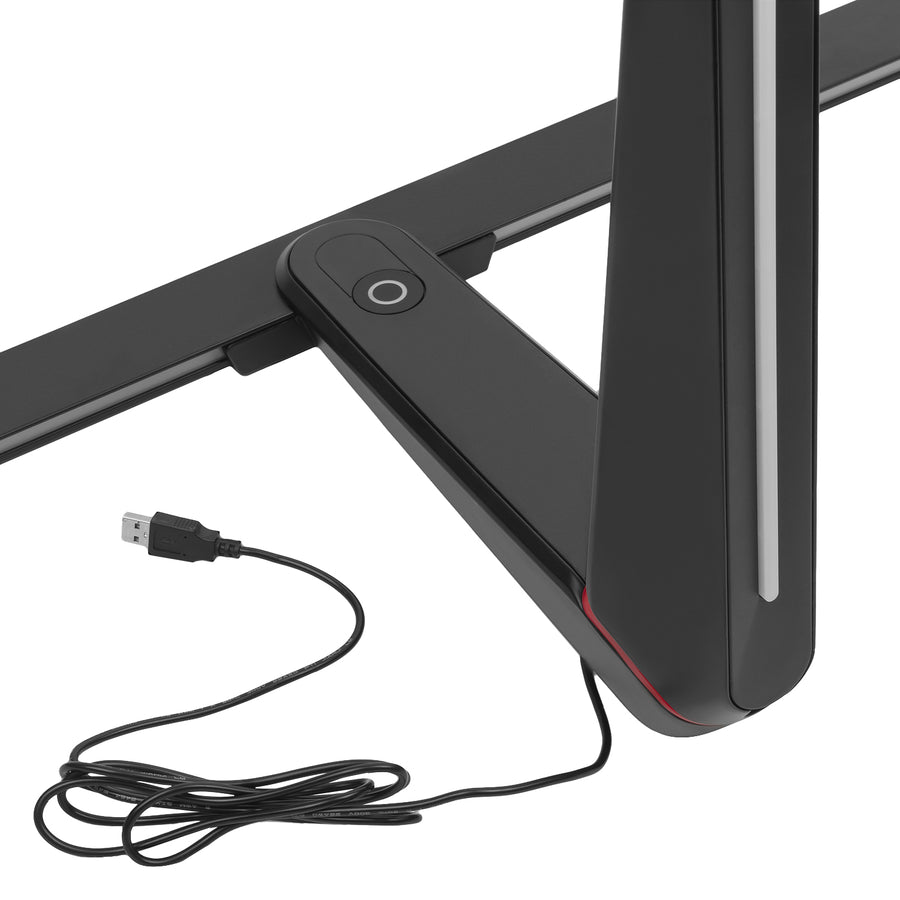 Suporte para monitor de jogos NanoRS, altura ajustável, LED RGB, 32-55", Max VESA 400x400, Max 40kg, RS167