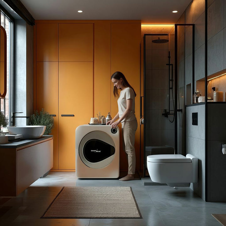 Secadora eléctrica de tambor GreenBlue, capacidad de 3 kg, GB405