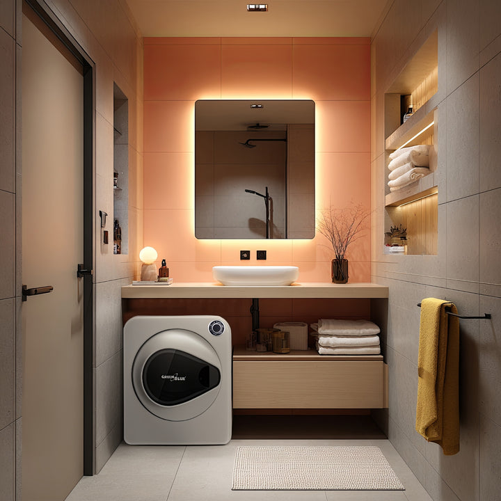 Secadora eléctrica de tambor GreenBlue, capacidad de 3 kg, GB405