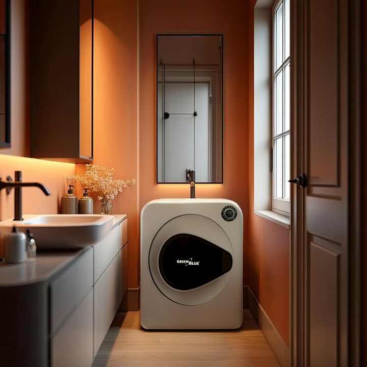 Secadora eléctrica de tambor GreenBlue, capacidad de 3 kg, GB405