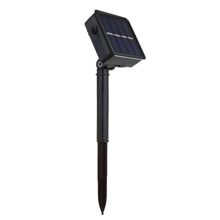 Luzes LED solares Maclean MCE411 2,4 m, 144 LEDs, modo LED, bateria de lítio 800mAh, pingentes caindo