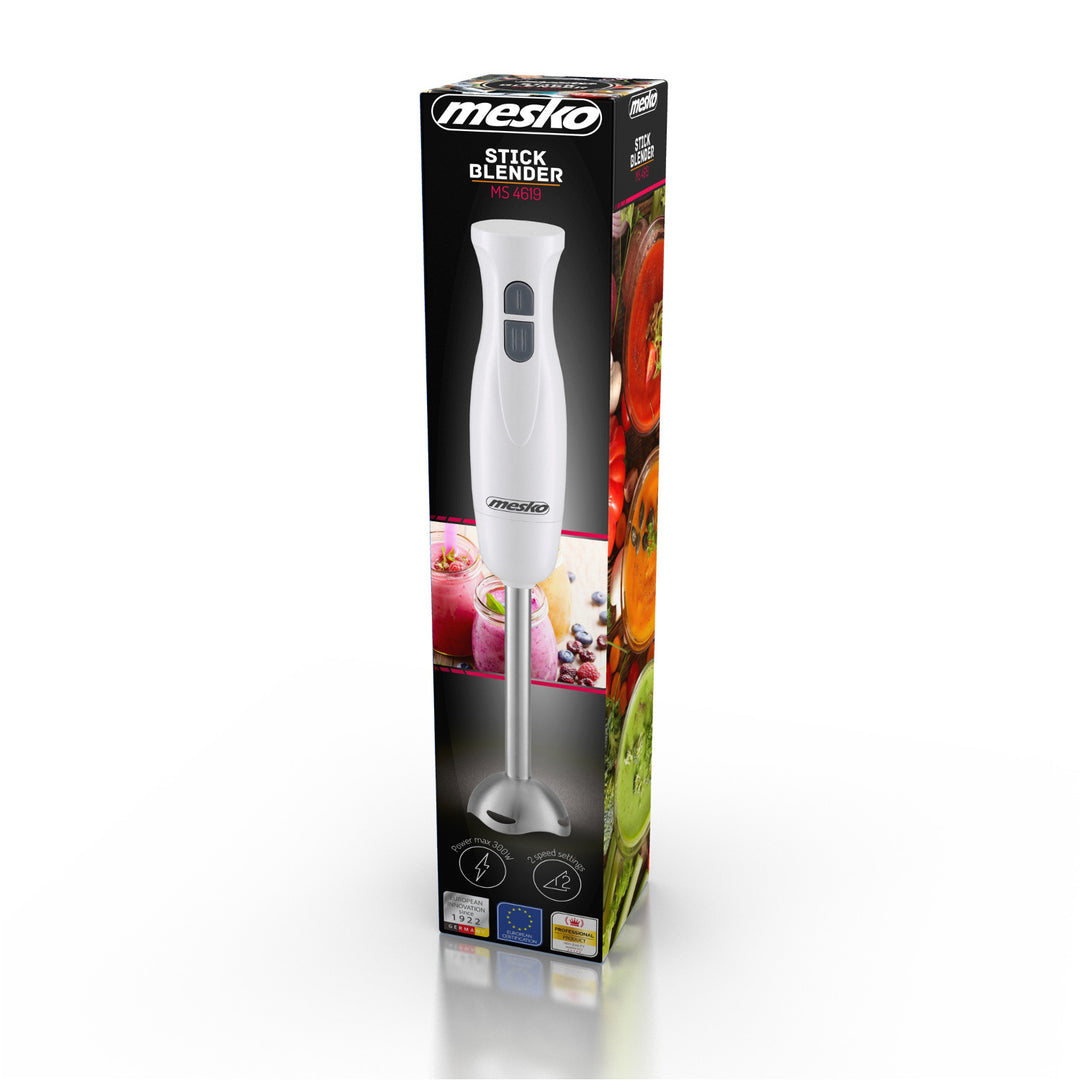 Batidora de mano Mesko MS 4619 con una potencia máxima de 300W