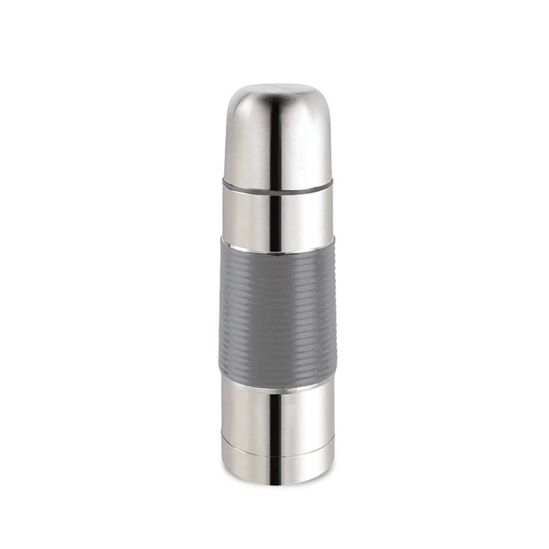 Garrafa térmica de aço inoxidável com vidro para bebidas quentes ou frias (1000ml)