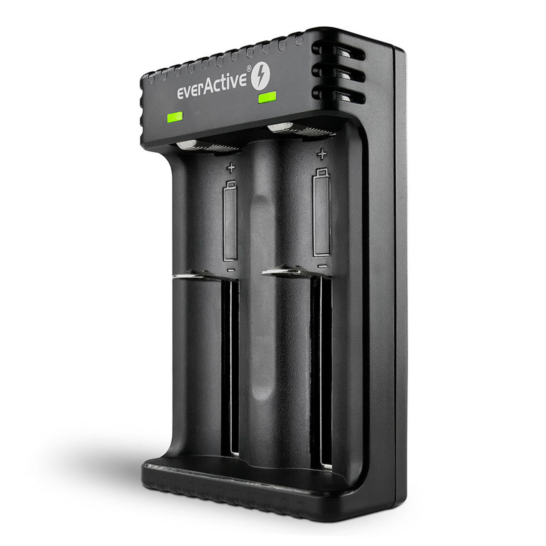 Carregador de baterias Everactive, para baterias de iões de lítio, 2x 1000 mA, LC200