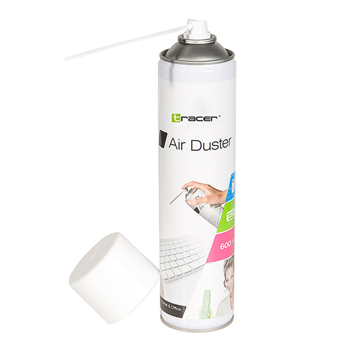 Tracer Air Duster Ar Comprimido, Limpa e Remove o Pó, Tubo Capilar, 600ml