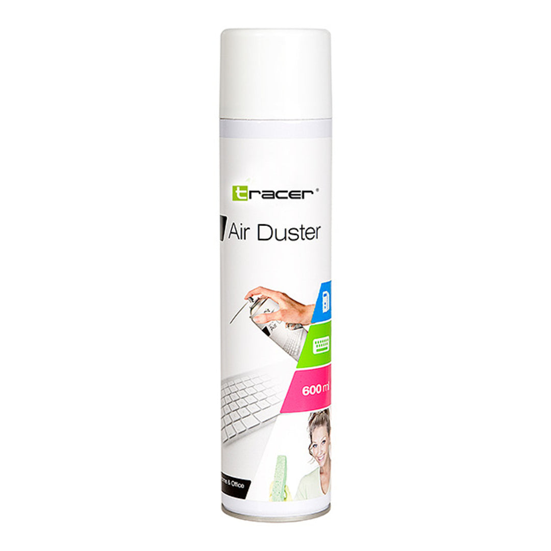 Tracer Air Duster Ar Comprimido, Limpa e Remove o Pó, Tubo Capilar, 600ml