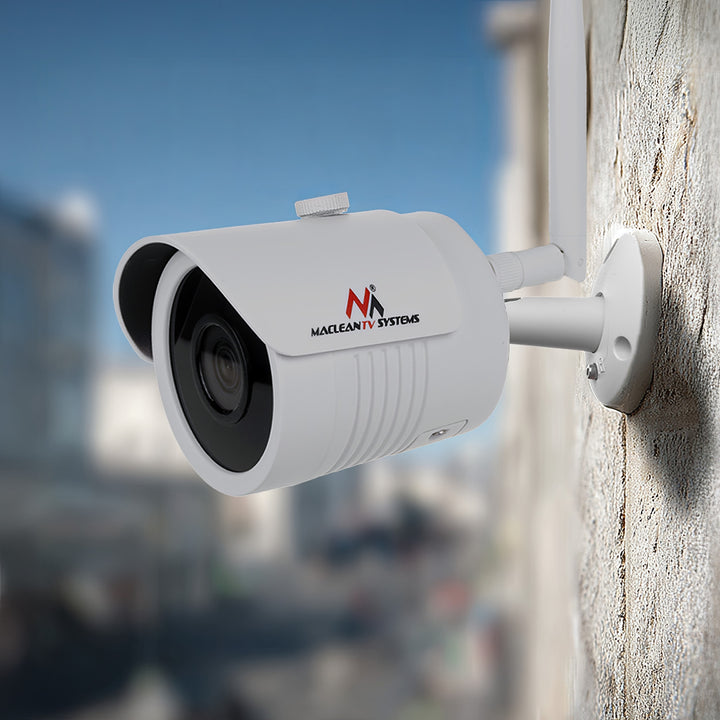 Câmera IP externa Maclean IPC WiFi 5MPx, alto-falante, CMOS 1/2,5", H.264/H.264+/H.265/H.265+/JPEG/AVI, Onvif, MCTV-516