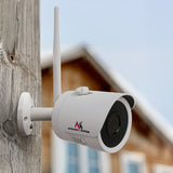 Câmera IP externa Maclean IPC WiFi 5MPx, alto-falante, CMOS 1/2,5", H.264/H.264+/H.265/H.265+/JPEG/AVI, Onvif, MCTV-516