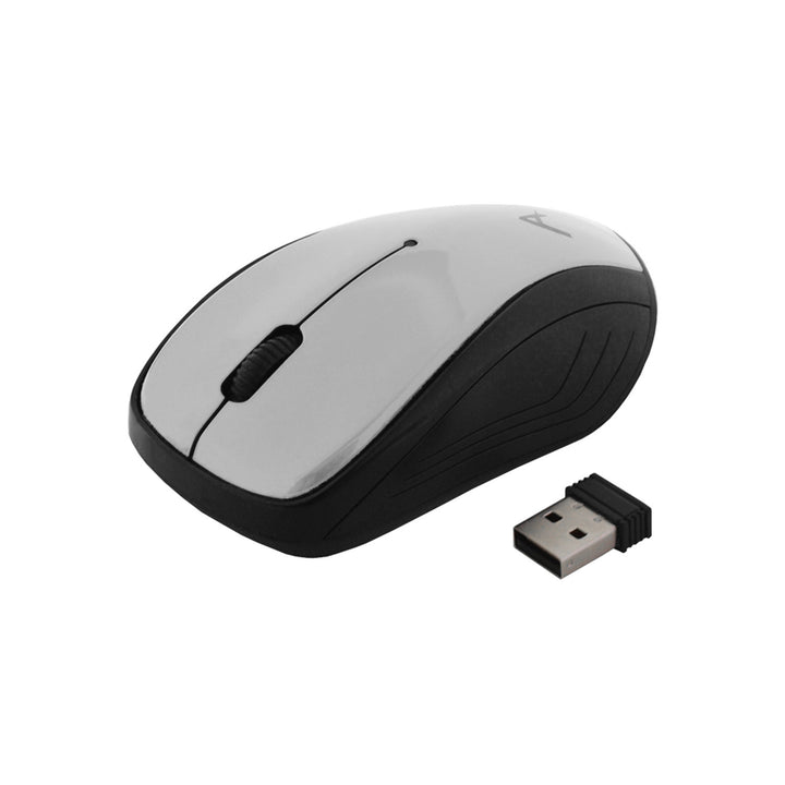 Multioffice Ratón óptico Art, inalámbrico, USB, plata, AM-92B