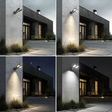 Farola LED solar con sensor de movimiento y mando a distancia Maclean IP54, 5W, 2x450lm, 6500K, Li-ion 2400 mAh, 3 modos de funcionamiento MCE447
