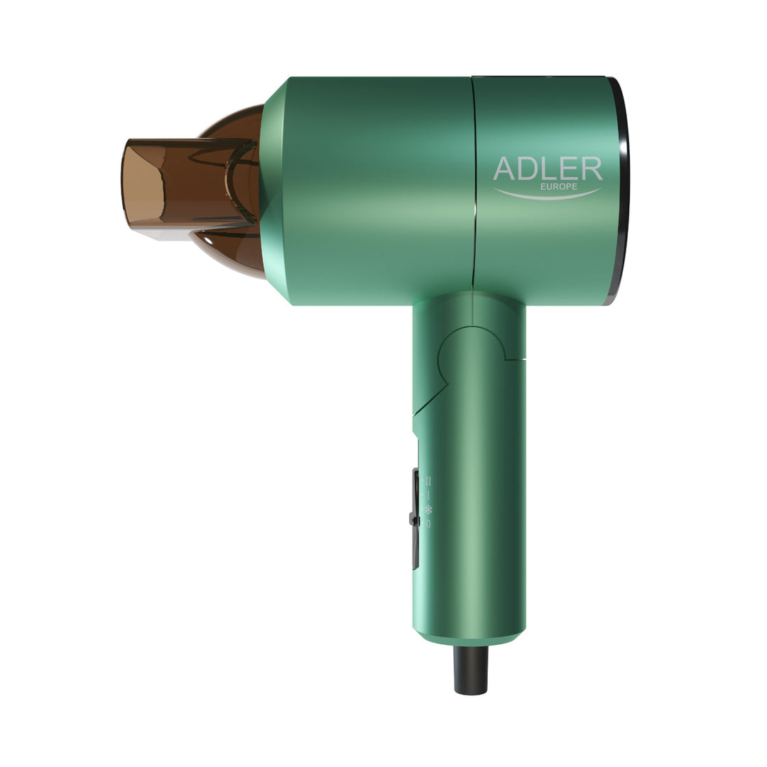 Secador pequeño 1200W Adler AD 2265 con mango plegable